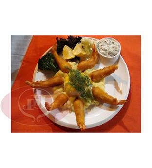 میگو با سس تارتار